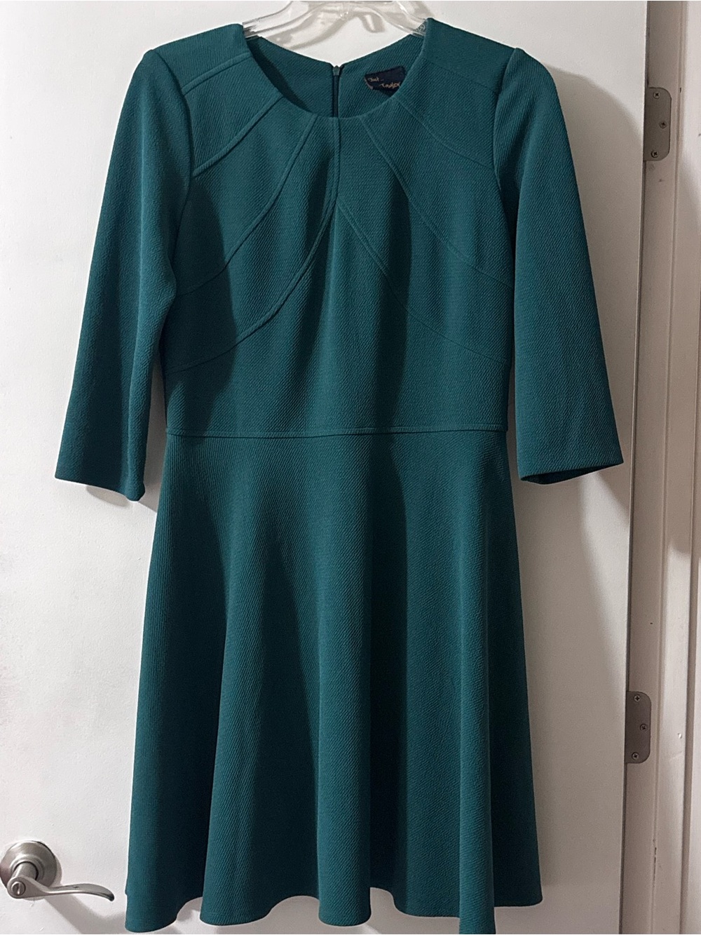Just Taylor Emerald Green Fit Flare Dress Size 14